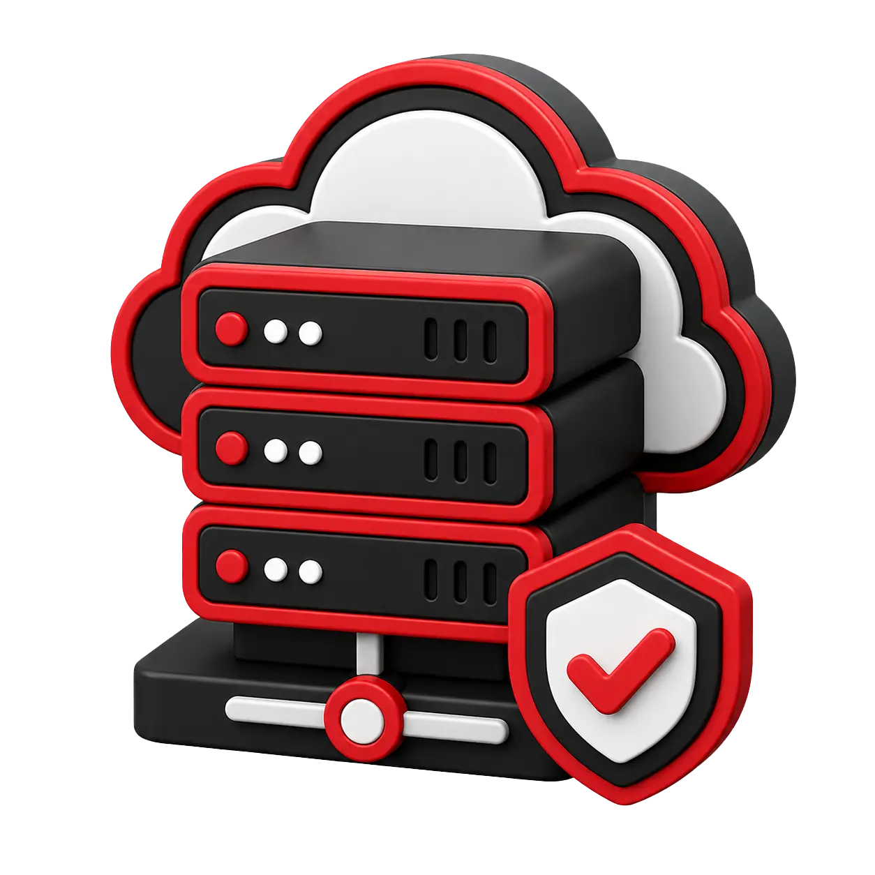Illustration of hosting and file management by Stubborn Ibex Studios