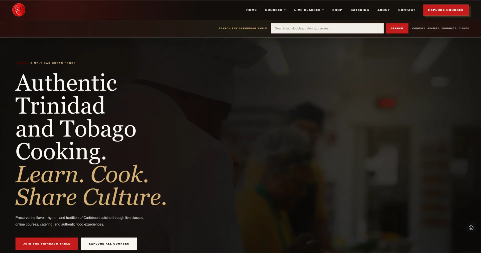 simplycaribbean project screen one