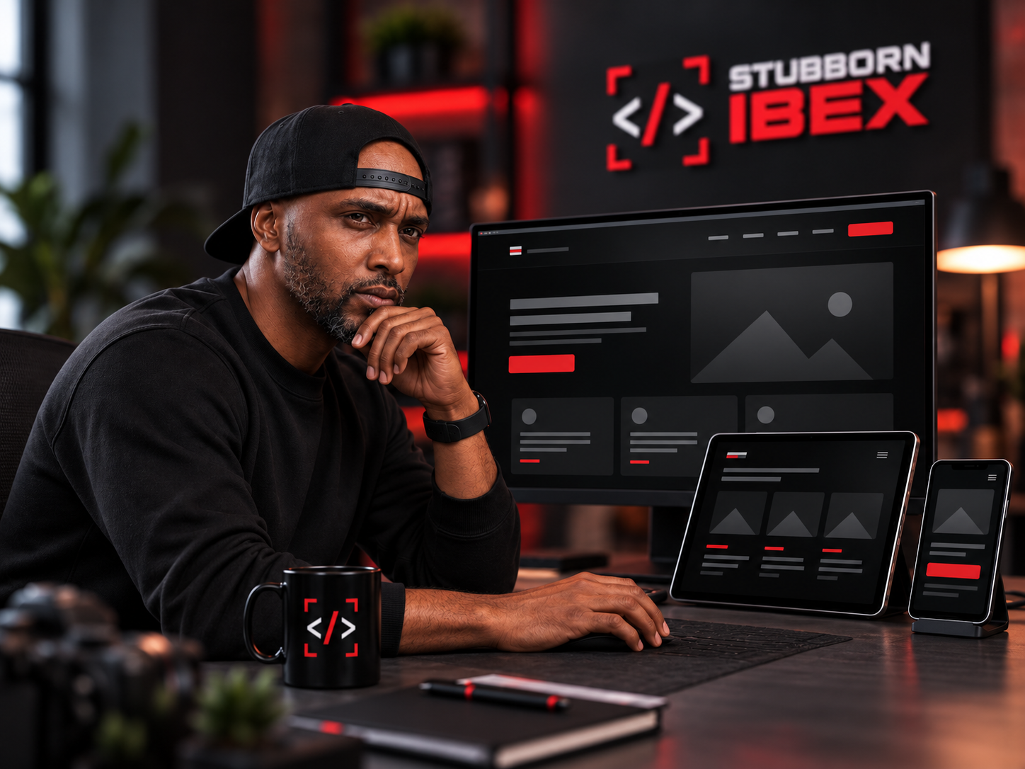Website design and responsive web development by Stubborn Ibex Studios
