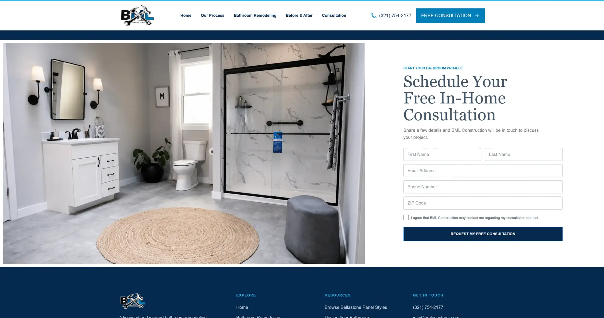 BML Construction final section