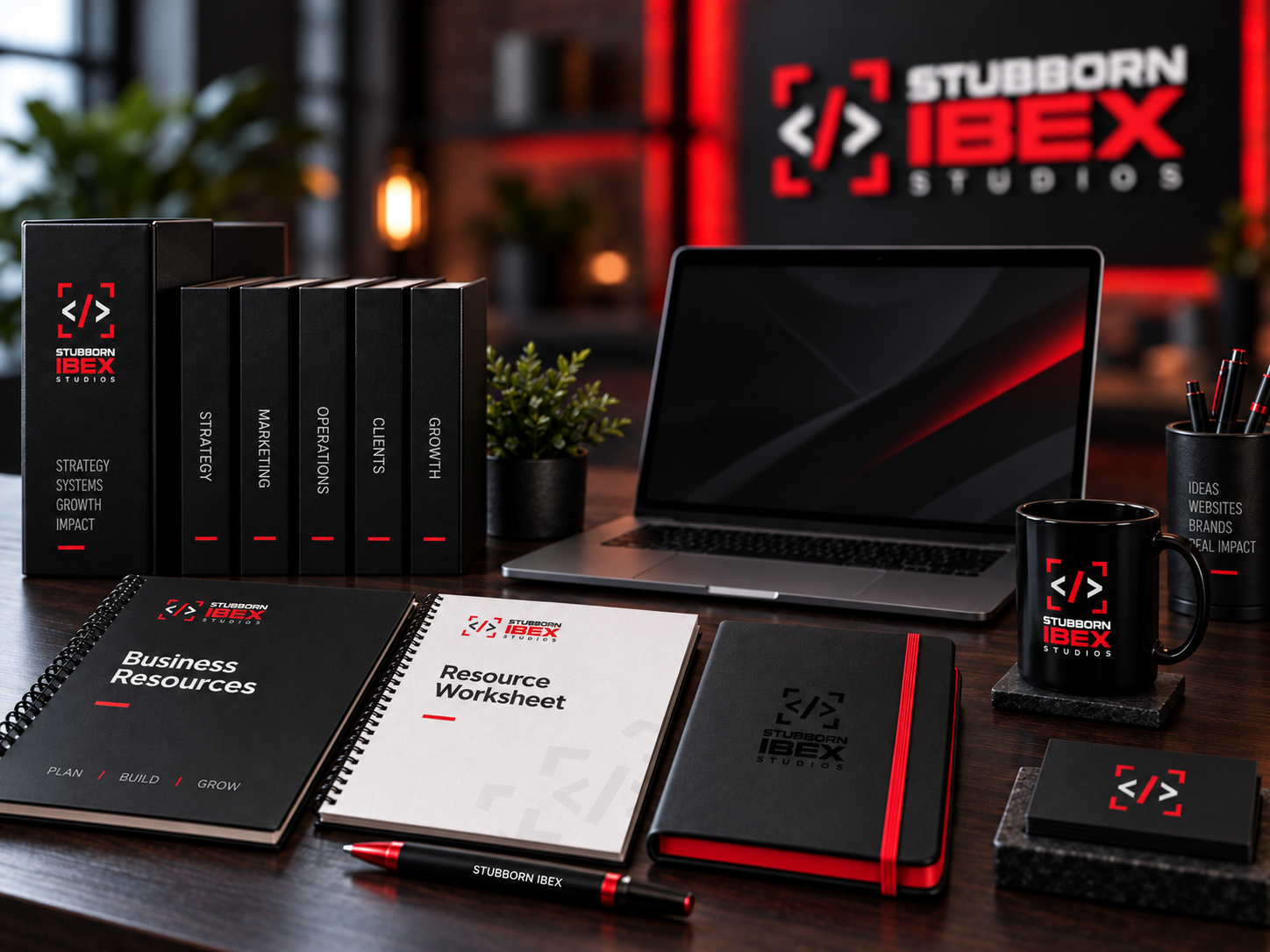 Business resources, strategic documents, workbooks and operational tools