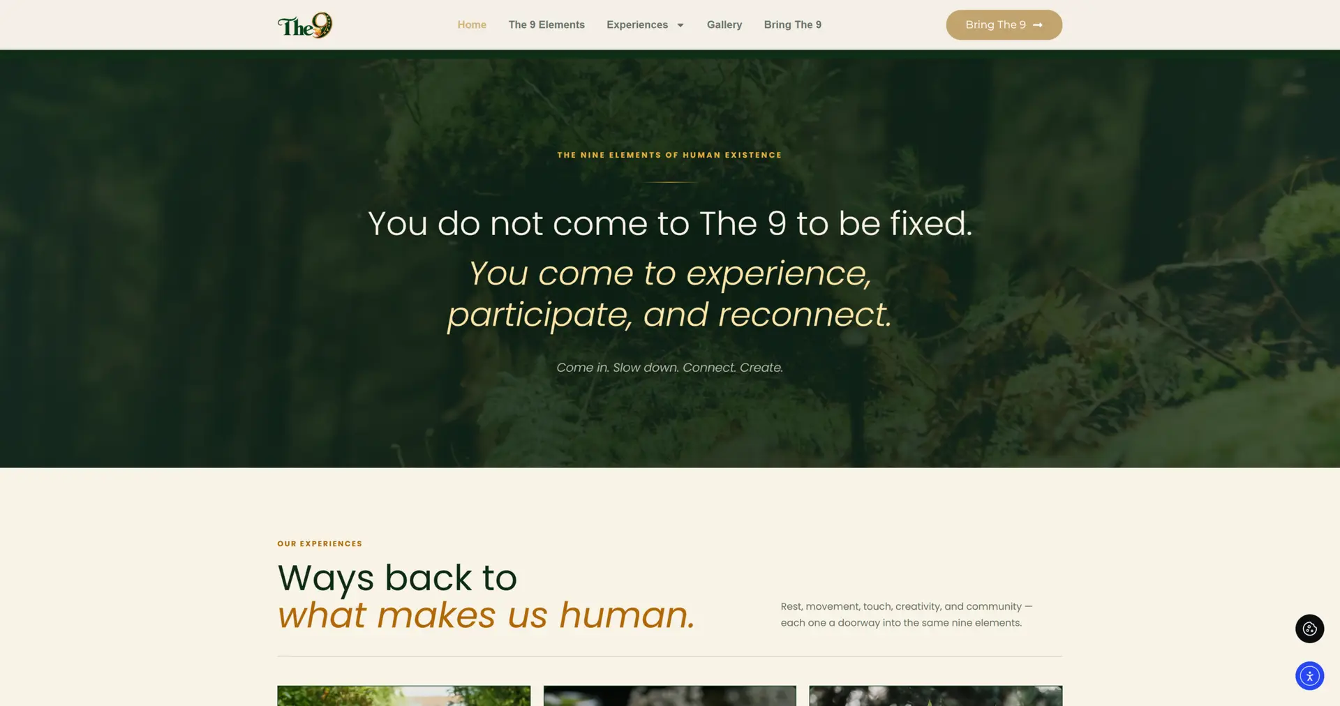 The 9 Elements website — screen 3 of 5