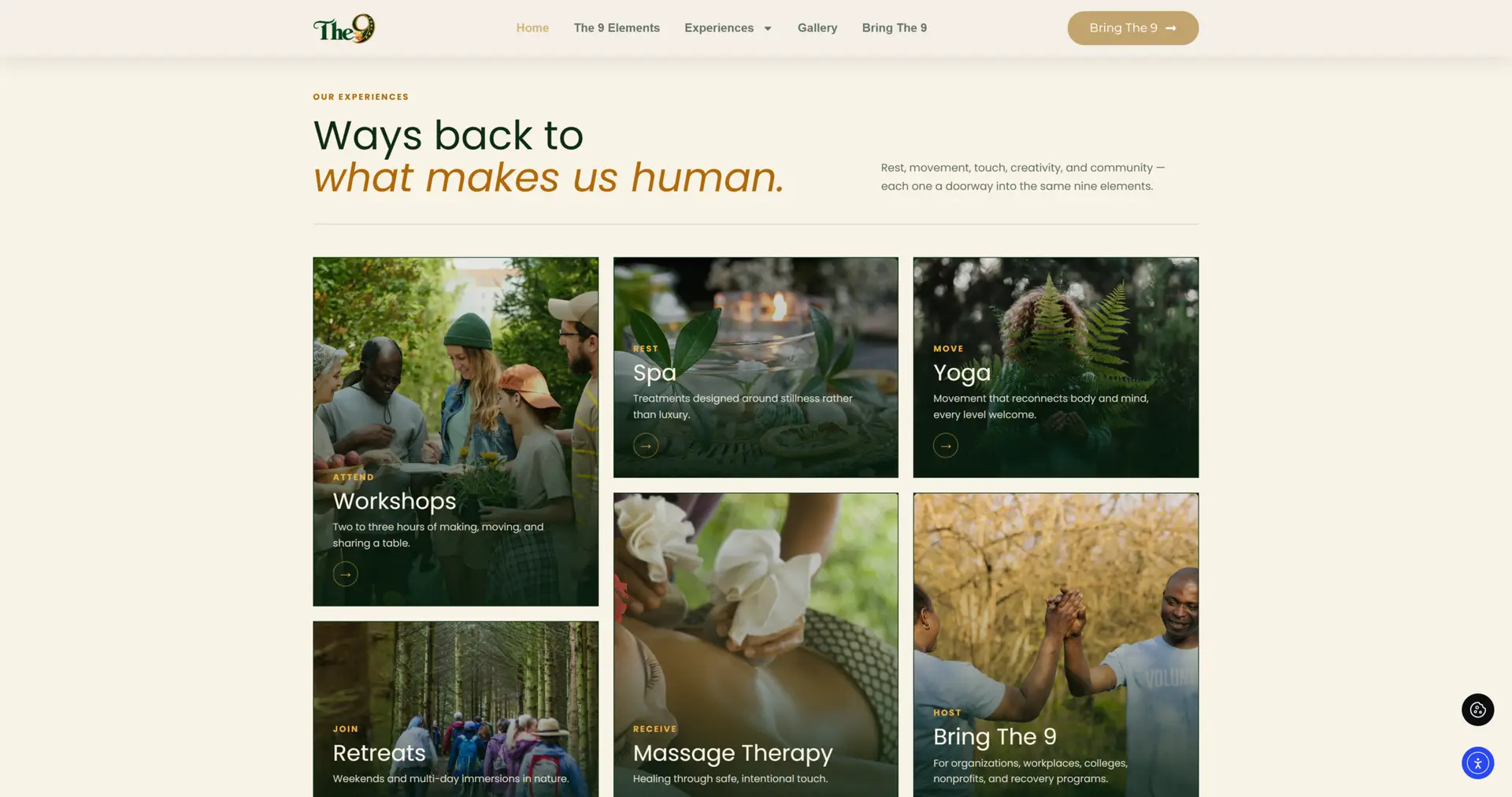 The 9 Elements website — screen 4 of 5